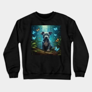 Cute Pit Bull Puppy Crewneck Sweatshirt